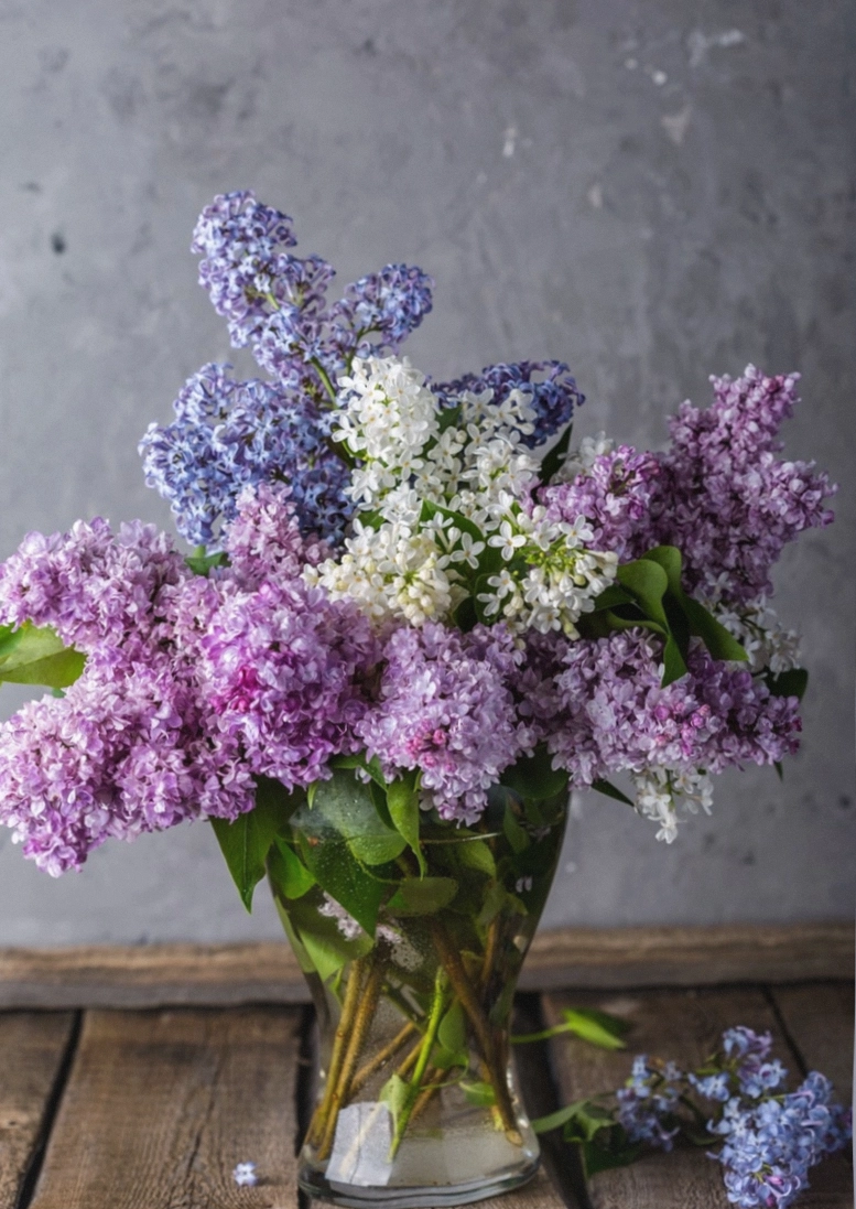 Week one: bright mixed subscription bunch in kitchen vase